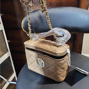 Valentino makeup bag or purse vegan leather brand new with tags